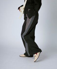 OP／FILA 【Kappa】 ワイドシルエット バンダナイロントラックパンツ