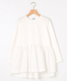 組曲 ペプラムレイヤード 長袖Tシャツ