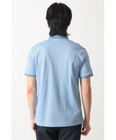 DAKS スーピマカノコ ラインジップアップポロ