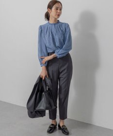 組曲 S ライトデシンフリル襟 ブラウス