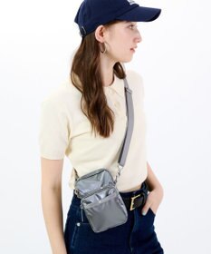 LeSportsac MINI PHONE BAG/ガンメタルグレーシャイン