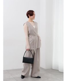 Te chichi シャイニーワイドパンツ(セットアップ可)