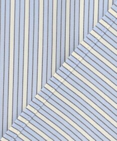 J.PRESS LADIES S 【洗える】BEZコットンナイロン ストライプ ピンタック ブラウス