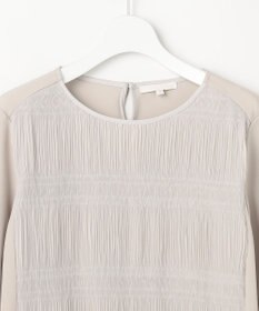 自由区 S プリーツコンビジャージ ブラウス