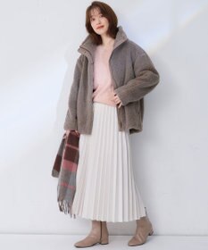 ANY 【10色展開/ウエストゴム】ウーリッシュフラノ プリーツスカート