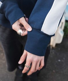 WEGO 【ユニセックス着用ITEM/MLサイズ展開】パイピングトラックジャケット