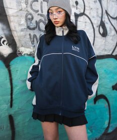 WEGO 【ユニセックス着用ITEM/MLサイズ展開】パイピングトラックジャケット