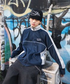 WEGO 【ユニセックス着用ITEM/MLサイズ展開】パイピングトラックジャケット