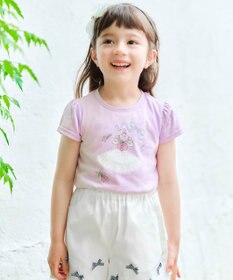 ANY KIDS ひんやりクール アップリケTシャツ