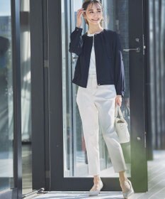 ANY SIS 【撥水機能】サテンストレッチビューティー パンツ