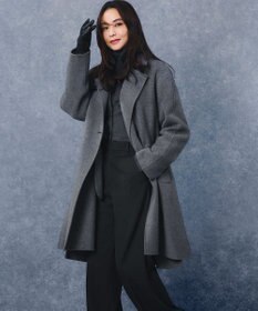 23区 【滝沢眞規子さん着用/洗える】ウォームストレッチ ワイド パンツ