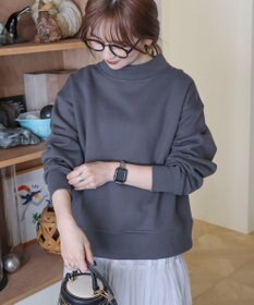 AMERICAN HOLIC モックネック裏起毛プルオーバー