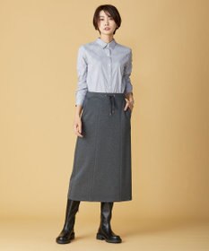 J.PRESS LADIES 【洗える】デュアルウォームポンチ スカート