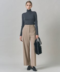 ICB L 【新色追加】エクストラファインメリノリブ タートルネックプルオーバー