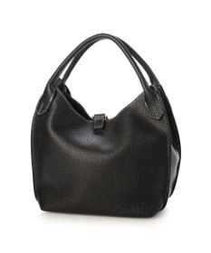 UNBILLION カシュカシュ cachecache / 1枚革風ショルダーベルト付ディテールトート
