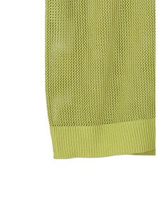 Green Parks メッシュポロ衿ニットプルオーバー