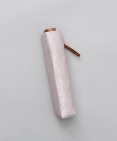 AURORA 【 NINA RICCI（ニナリッチ）】リボン柄無地ジャガード雨傘（折りたたみ傘）