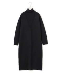 ICB 【WEB限定カラーあり】ウールブレンドスムース レイヤードデザインワンピース