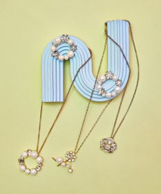 BIJOUX WREATH BROOCH NECKLACE 2WAYブローチネックレス / TOCCA 