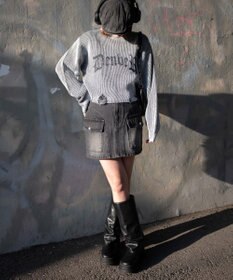 WEGO ダメージショートニットPO