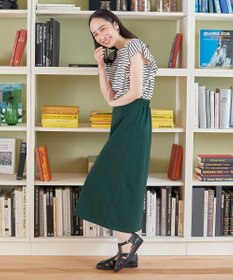 ANY 【接触冷感/UVケア/シワになりにくい】フレアスリーブ Tブラウス