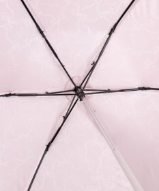 AURORA 【 NINA RICCI（ニナリッチ）】リボン柄無地ジャガード雨傘（折りたたみ傘）