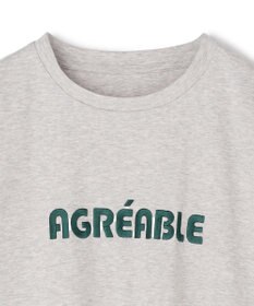 UNFILO BEAUTY FORM-T cotton ロゴ フレンチスリーブ Tシャツ