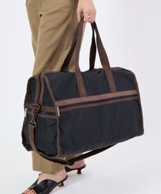 LeSportsac DELUXE LG WEEKENDER/ディープシー/ダークチョコレート