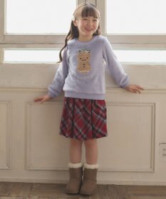 ANY KIDS チェック柄 スカパン