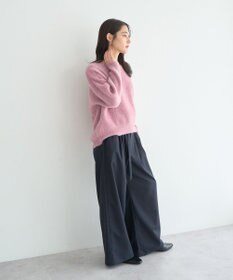 YECCA VECCA ラメシャギードルマンニット