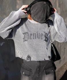 WEGO ダメージショートニットPO