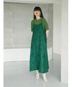 Green Parks armonia．フェザージャガードキャミワンピース