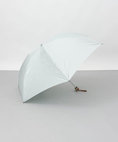 AURORA 【 NINA RICCI（ニナリッチ）】リボン柄無地ジャガード雨傘（折りたたみ傘）