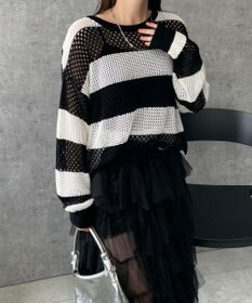 WEGO ボーダーニットビッグPO