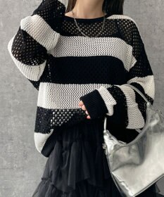 WEGO ボーダーニットビッグPO