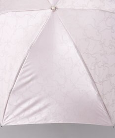 AURORA 【 NINA RICCI（ニナリッチ）】リボン柄無地ジャガード雨傘（折りたたみ傘）