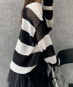 WEGO ボーダーニットビッグPO