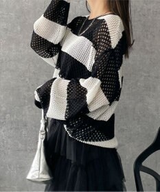 WEGO ボーダーニットビッグPO