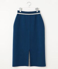 自由区 S 【リバーシブル・セットアップ対応・洗える】レーヨンストレッチリバーシブルニット スカート