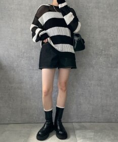 WEGO ボーダーニットビッグPO