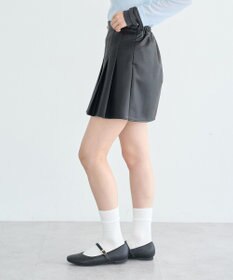 earth music&ecology プリーツミニスカート