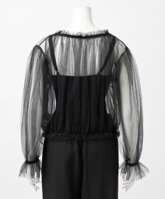 23区 S 【GOLD LABEL】チュール ギャザーブラウス