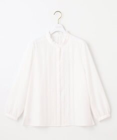 ANY SIS 【洗える】レースピンタック ブラウス