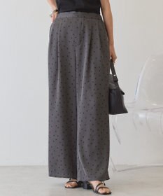 AMERICAN HOLIC ドットサテンイージーパンツ