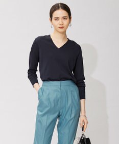 ICB 【WEB限定カラーあり】 シンセティックハイゲージ Vネックプルオーバー