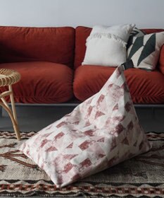 ビーズクッション tetra 【&CRAHUG】オーガニックコットン8号帆布 ビーズクッションNAGI