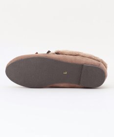 ANY SIS リボンフェイクファー モカシン