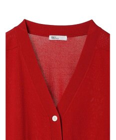 CRAFT STANDARD BOUTIQUE UVカット/接触冷感/マシンウォッシャブル/Vネックニットカーディガン