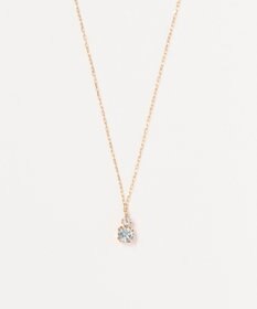 Phoebe 【K10】ジュエルラックネックレス　アクアマリン/3月誕生石/天然石/全長:40cm