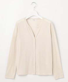 23区 【SLOW/一部店舗限定】シアーツイストシングルジャージー カーディガン